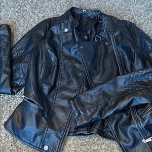 Black Pleather Jacket